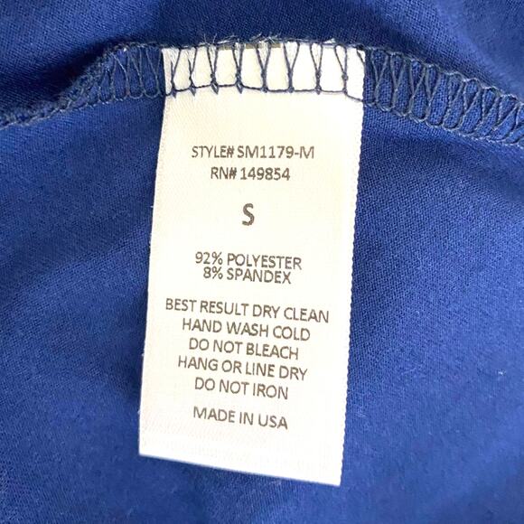 SAGE THE LABEL Blue Stretch Knit Floor Length Maxi Skirt - Picture 3 of 6